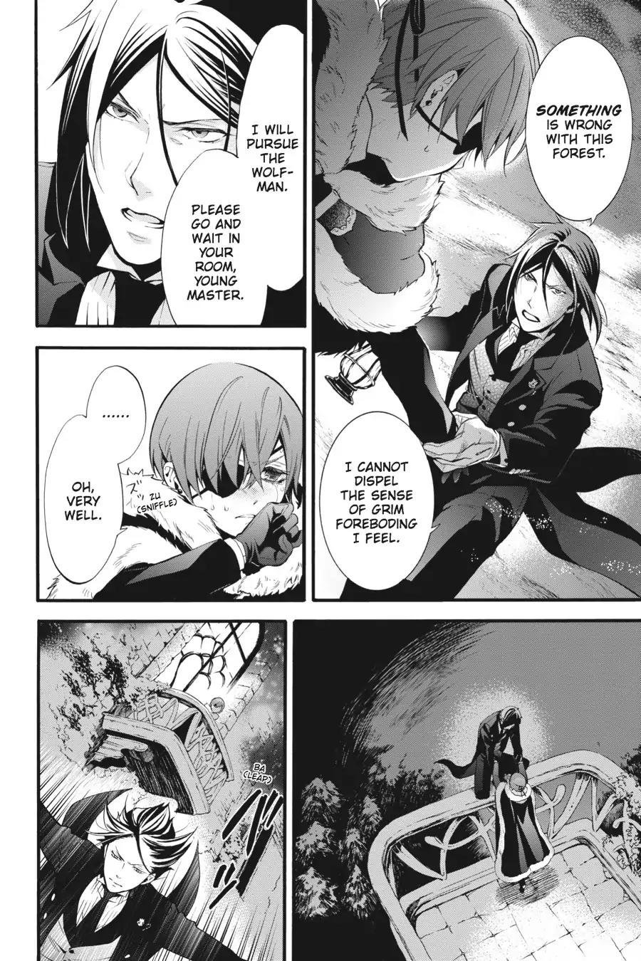 Kuroshitsuji Chapter 89 page 32 - Chapter 89: At noon: The Butler, Sounding the Alarm