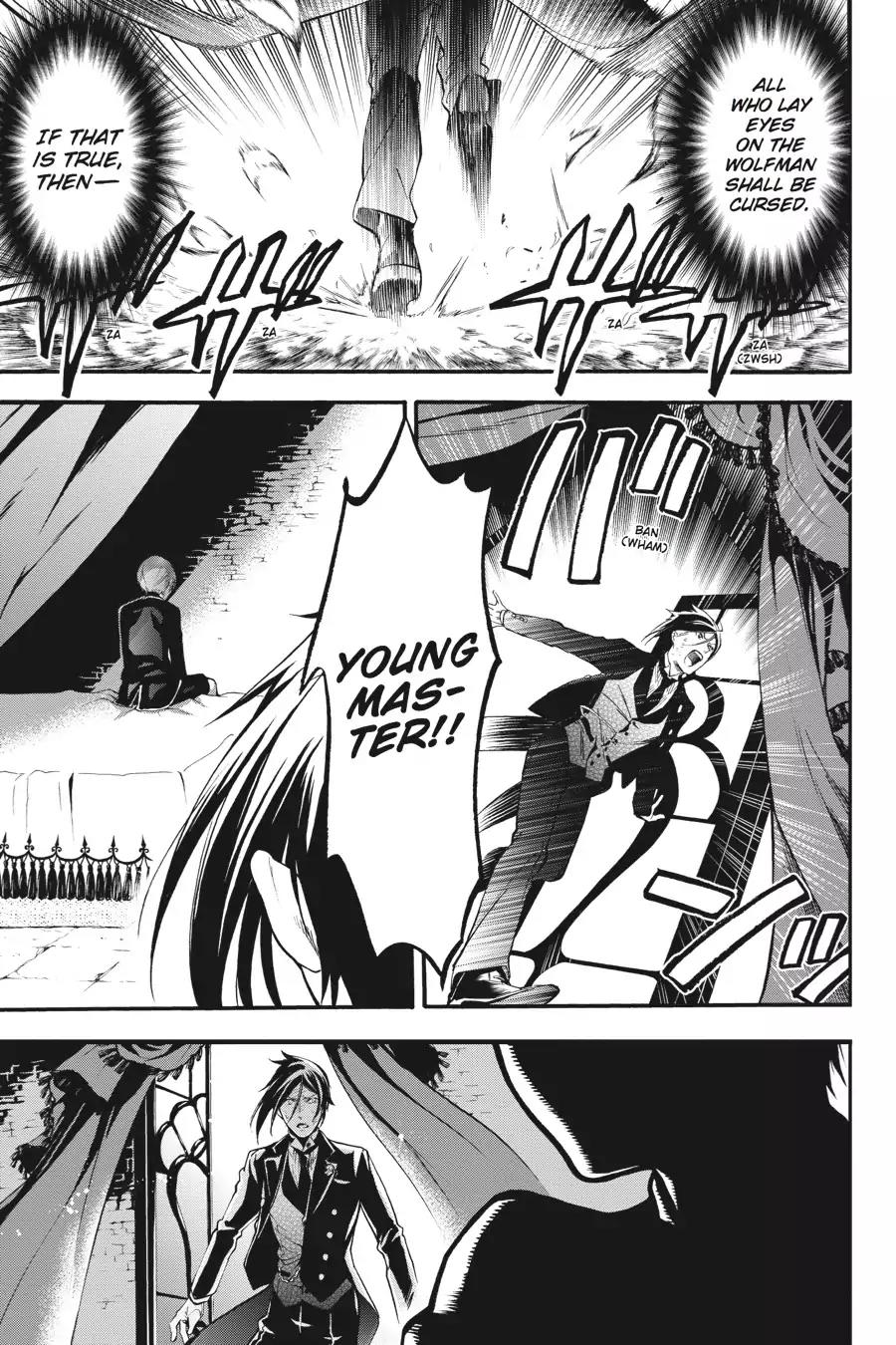 Kuroshitsuji Chapter 89 page 37 - Chapter 89: At noon: The Butler, Sounding the Alarm