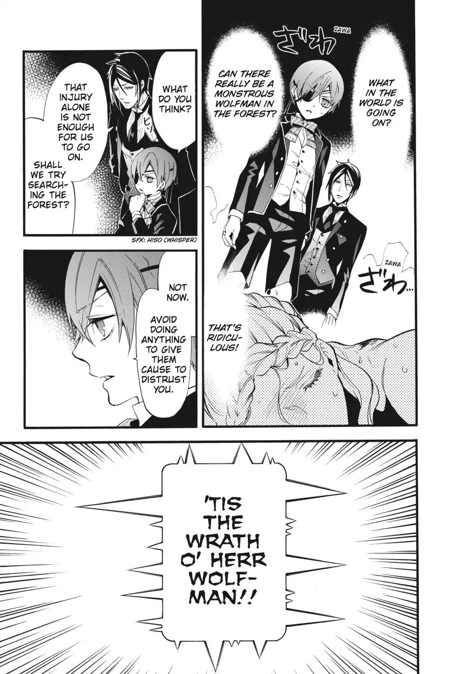 Kuroshitsuji Chapter 89 page 7 - Chapter 89: At noon: The Butler, Sounding the Alarm