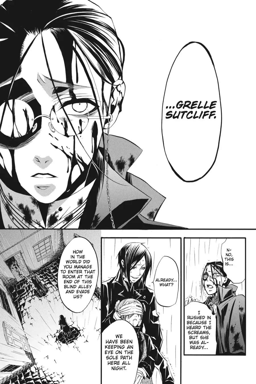 Kuroshitsuji Chapter 9 page 13 - Chapter 9: At midnight: The Butler, Encounters