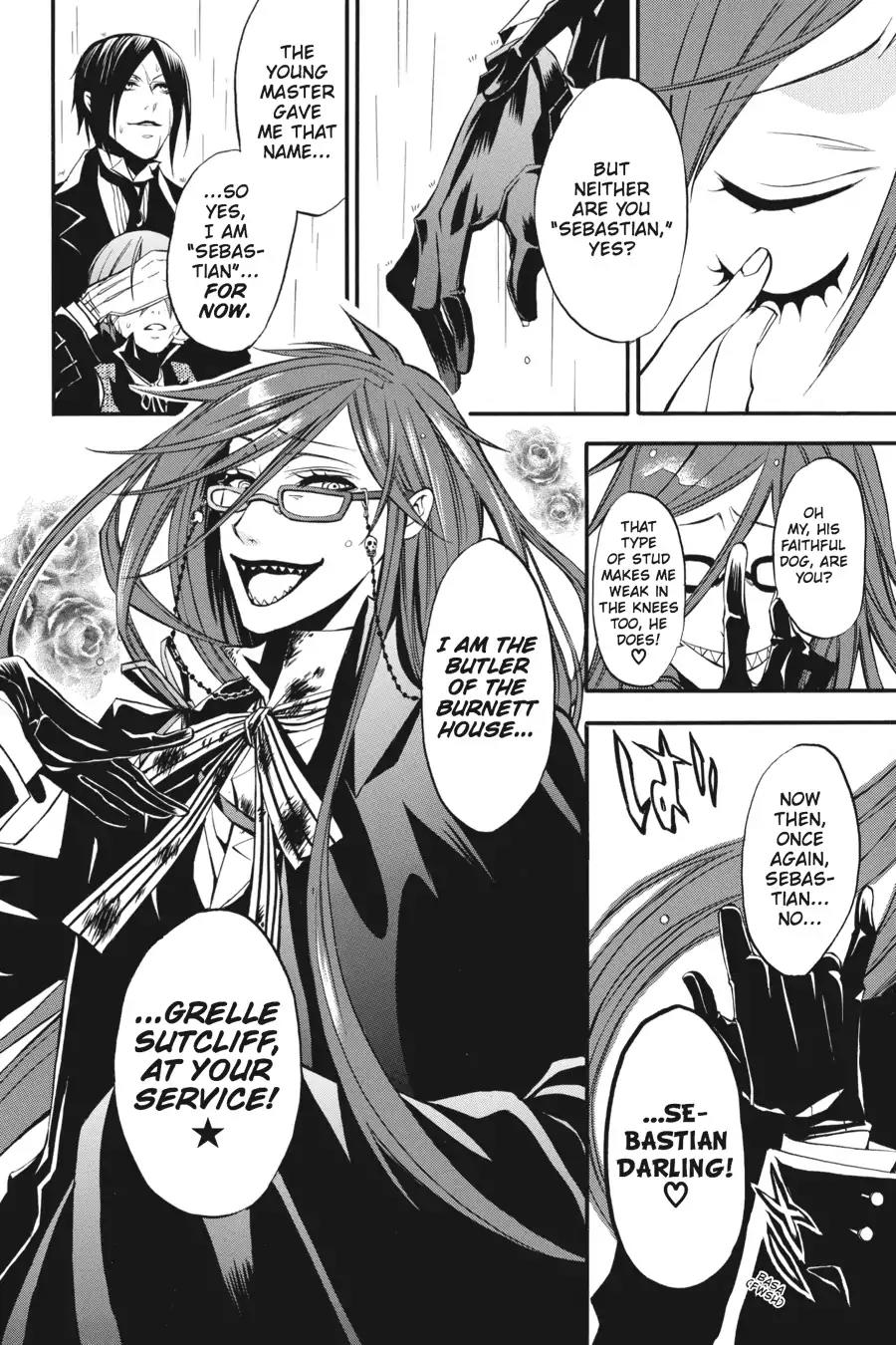 Kuroshitsuji Chapter 9 page 16 - Chapter 9: At midnight: The Butler, Encounters