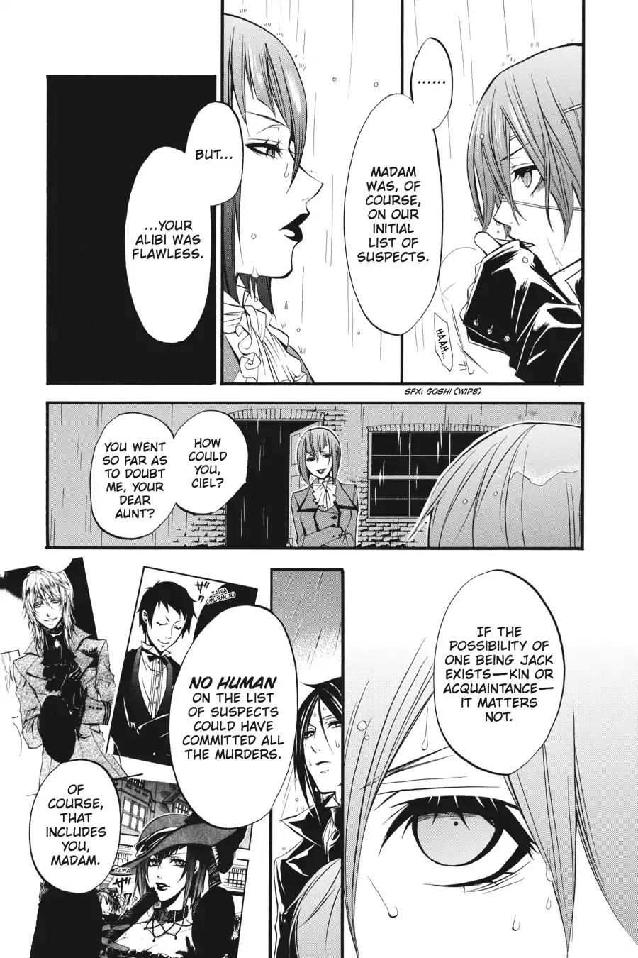 Kuroshitsuji Chapter 9 page 21 - Chapter 9: At midnight: The Butler, Encounters