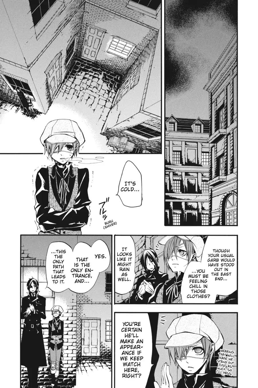 Kuroshitsuji Chapter 9 page 3 - Chapter 9: At midnight: The Butler, Encounters
