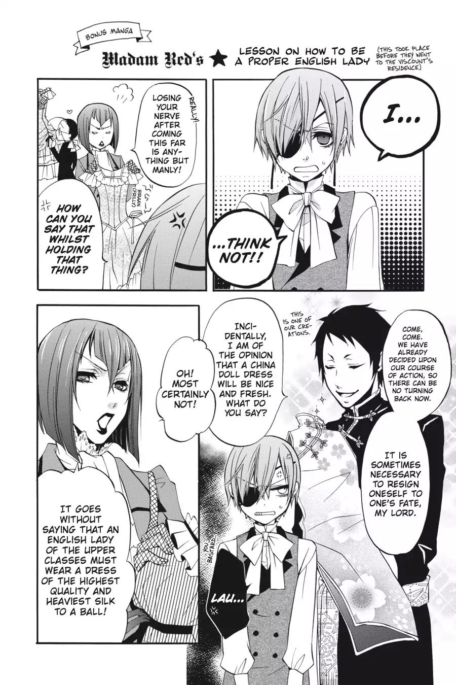 Kuroshitsuji Chapter 9 page 34 - Chapter 9: At midnight: The Butler, Encounters