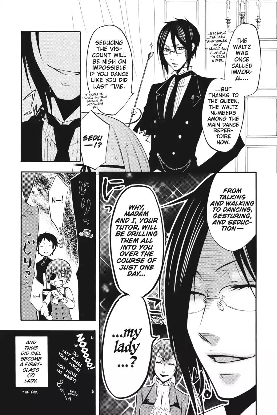 Kuroshitsuji Chapter 9 page 37 - Chapter 9: At midnight: The Butler, Encounters