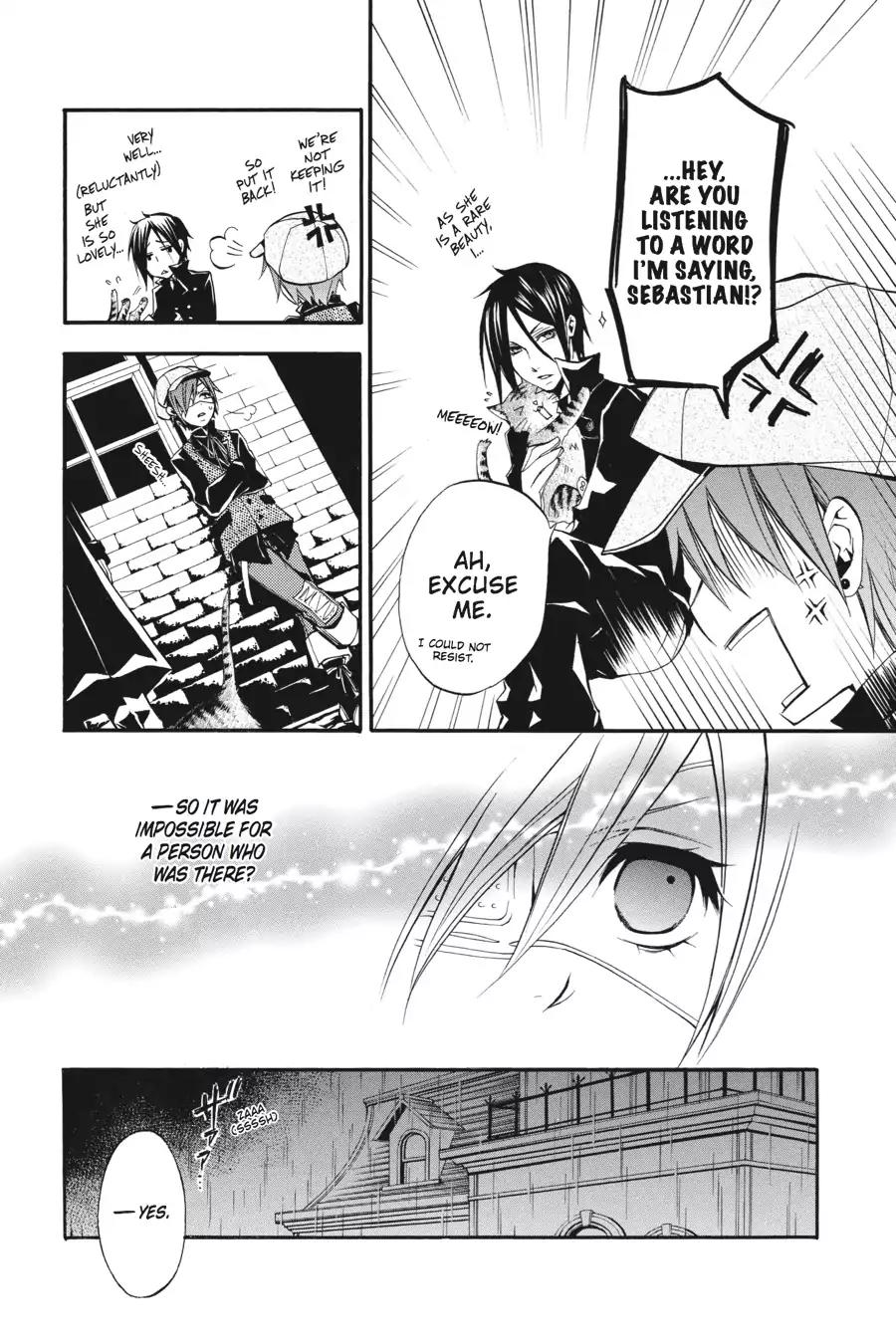 Kuroshitsuji Chapter 9 page 5 - Chapter 9: At midnight: The Butler, Encounters