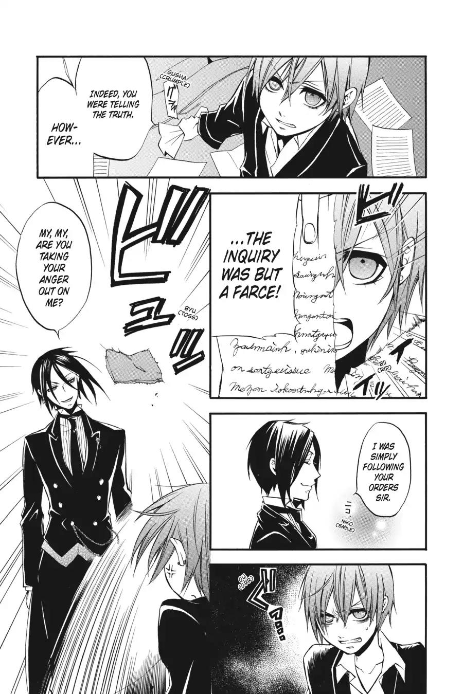 Kuroshitsuji Chapter 9 page 7 - Chapter 9: At midnight: The Butler, Encounters