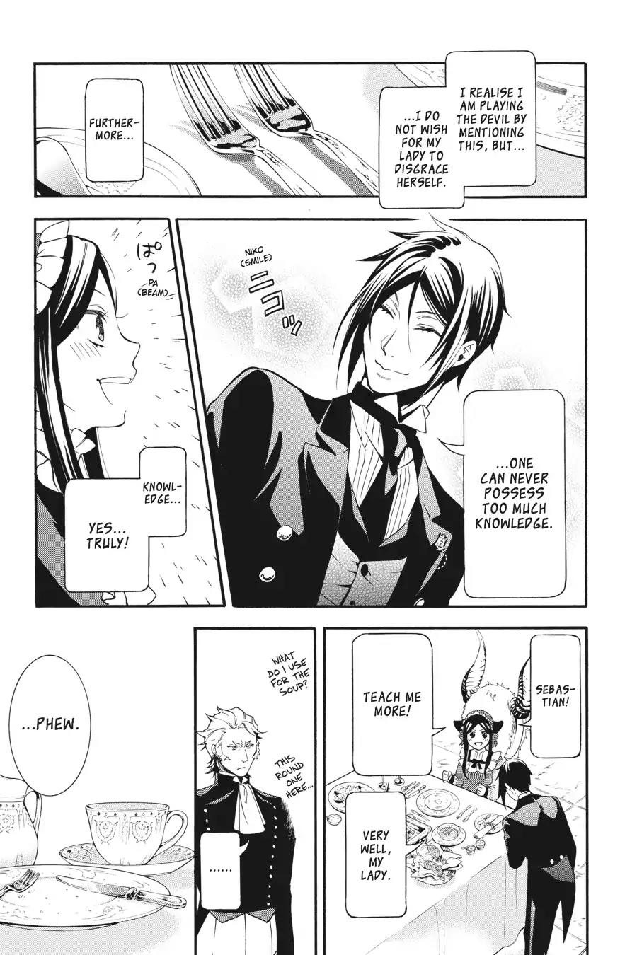 Kuroshitsuji Chapter 91 page 17 - Chapter 91: At night: The Butler, Switched