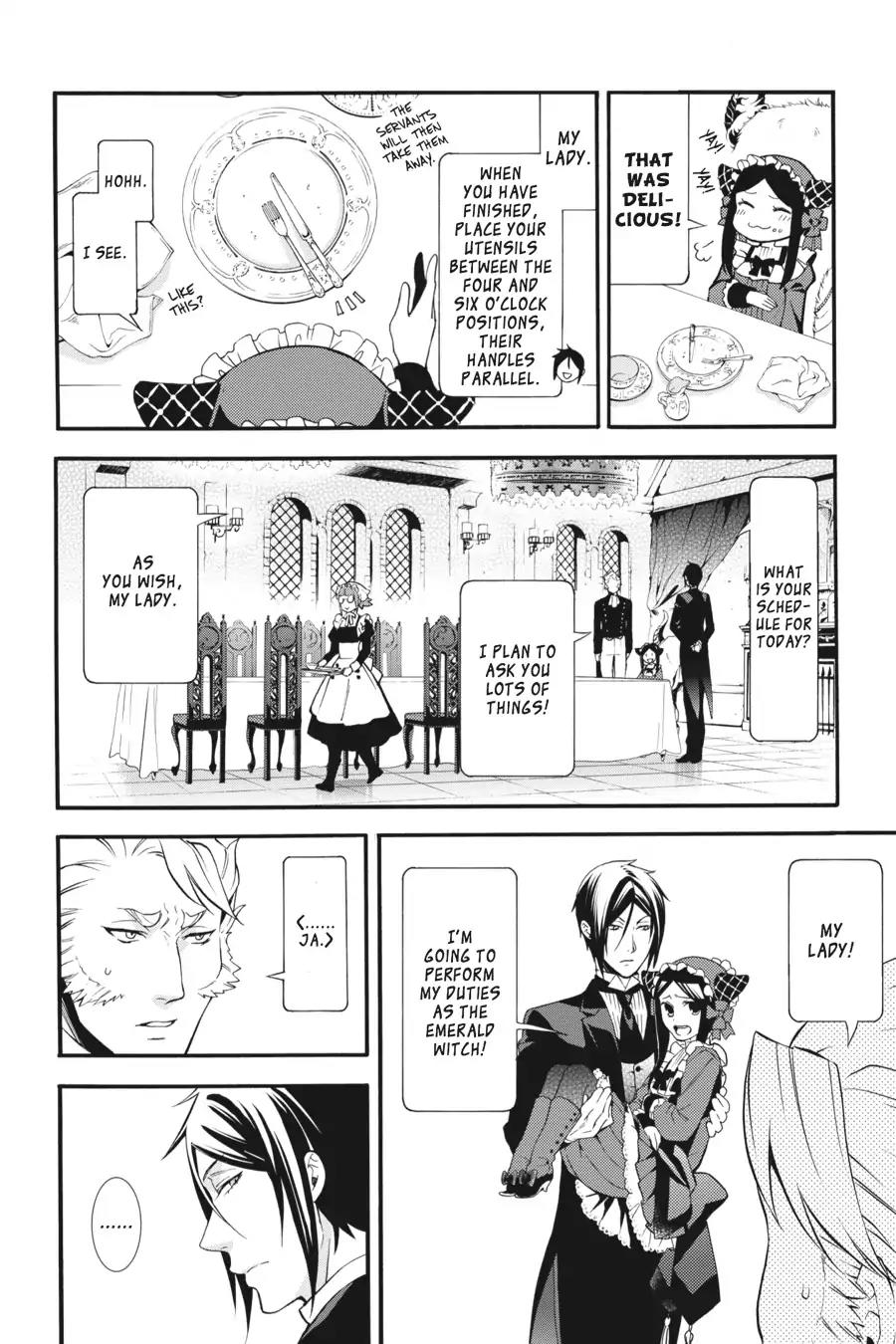 Kuroshitsuji Chapter 91 page 18 - Chapter 91: At night: The Butler, Switched