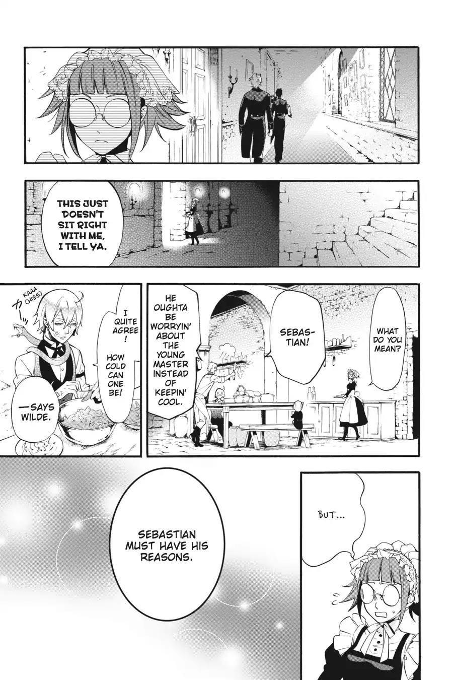 Kuroshitsuji Chapter 91 page 19 - Chapter 91: At night: The Butler, Switched