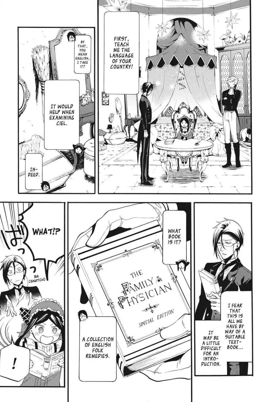 Kuroshitsuji Chapter 91 page 21 - Chapter 91: At night: The Butler, Switched