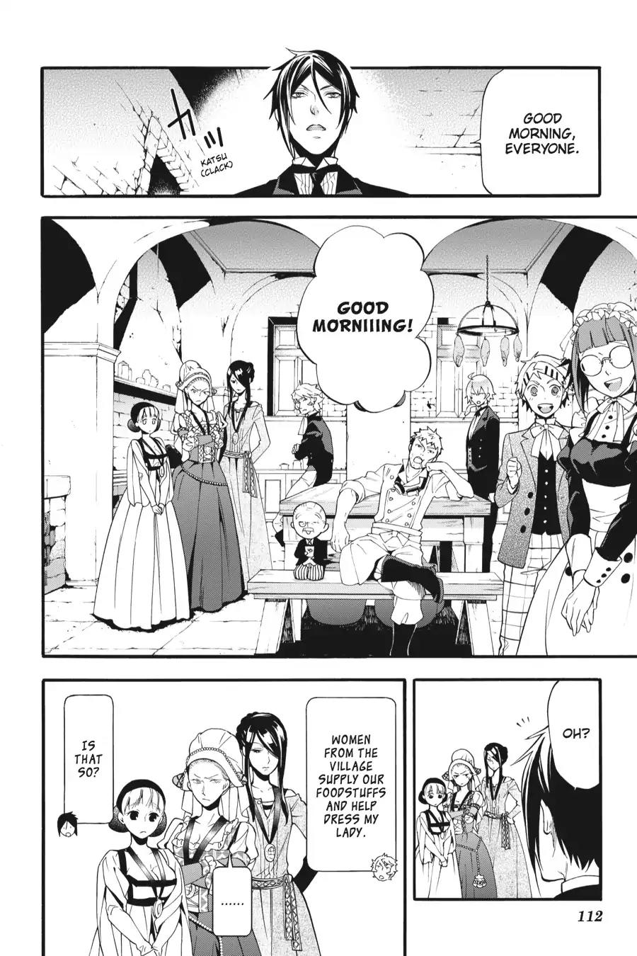 Kuroshitsuji Chapter 91 page 6 - Chapter 91: At night: The Butler, Switched