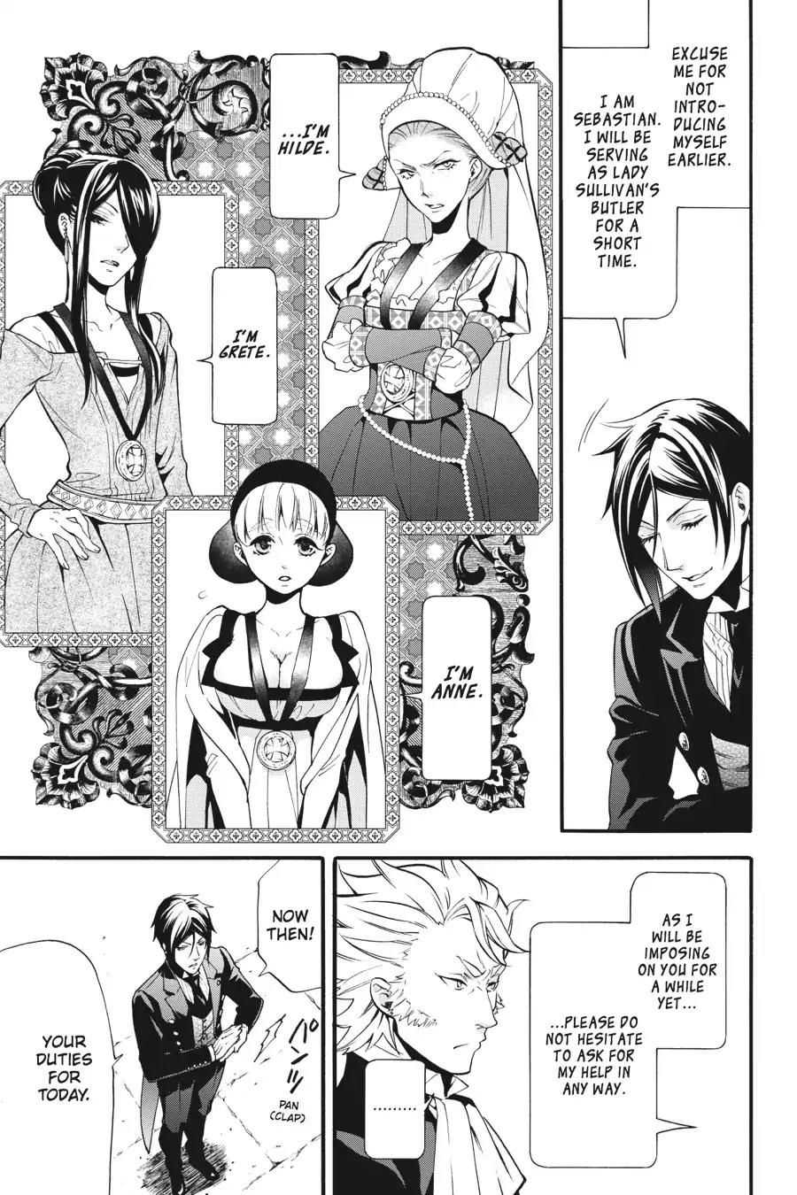Kuroshitsuji Chapter 91 page 7 - Chapter 91: At night: The Butler, Switched