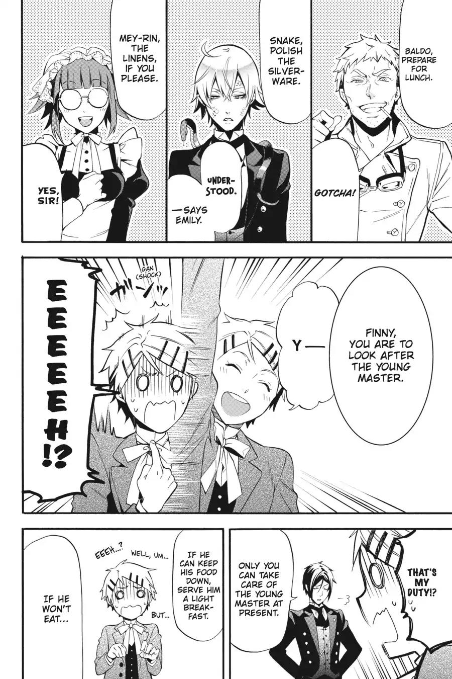 Kuroshitsuji Chapter 91 page 8 - Chapter 91: At night: The Butler, Switched