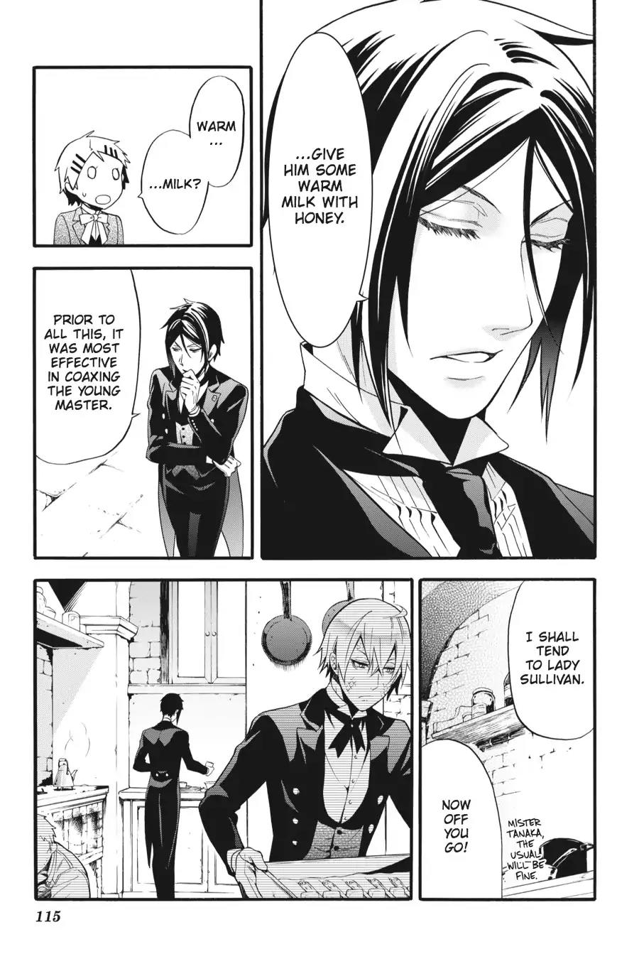 Kuroshitsuji Chapter 91 page 9 - Chapter 91: At night: The Butler, Switched