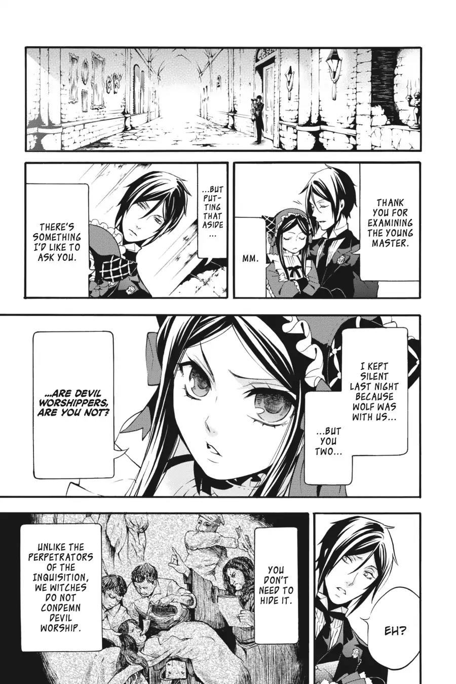 Kuroshitsuji Chapter 92 page 13 - Chapter 92: At midnight: The Butler, In Service