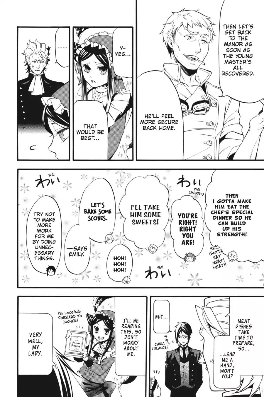Kuroshitsuji Chapter 92 page 18 - Chapter 92: At midnight: The Butler, In Service