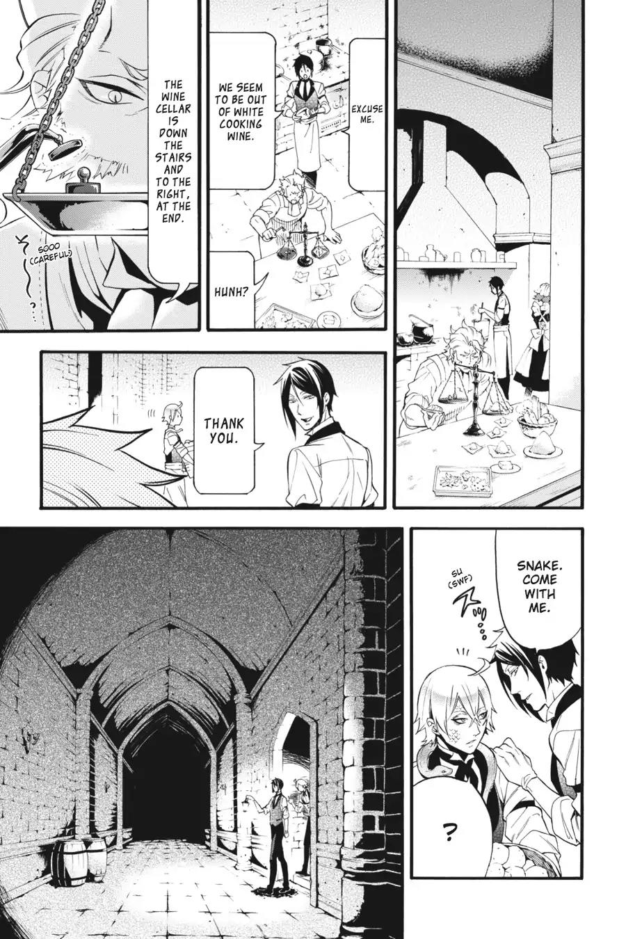 Kuroshitsuji Chapter 92 page 19 - Chapter 92: At midnight: The Butler, In Service
