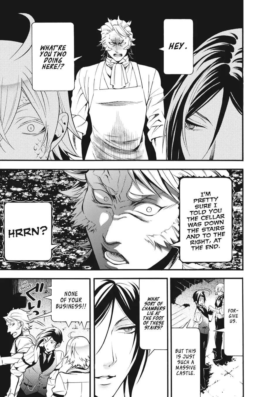 Kuroshitsuji Chapter 92 page 23 - Chapter 92: At midnight: The Butler, In Service