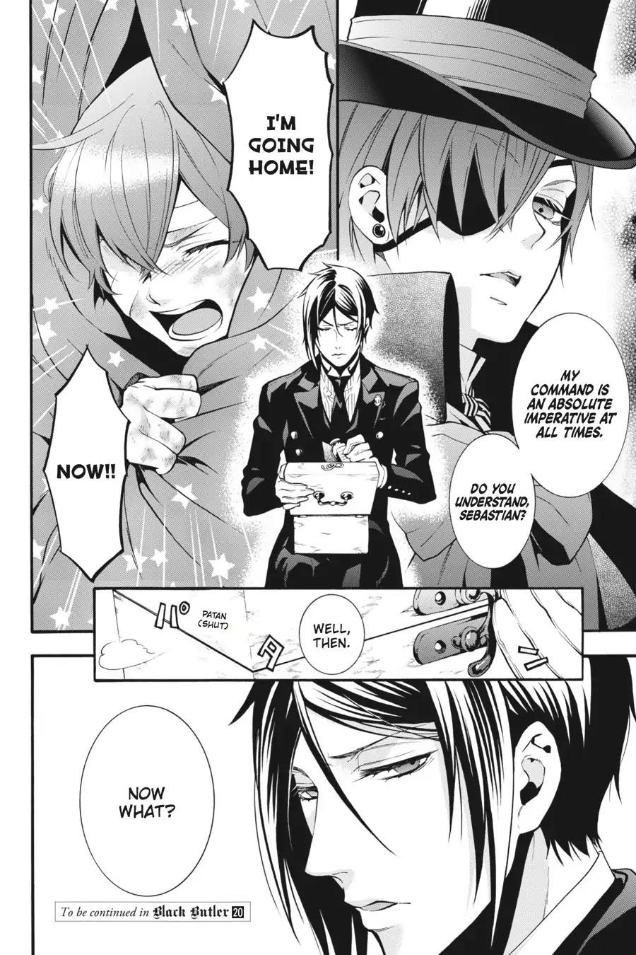 Kuroshitsuji Chapter 92 page 36 - Chapter 92: At midnight: The Butler, In Service