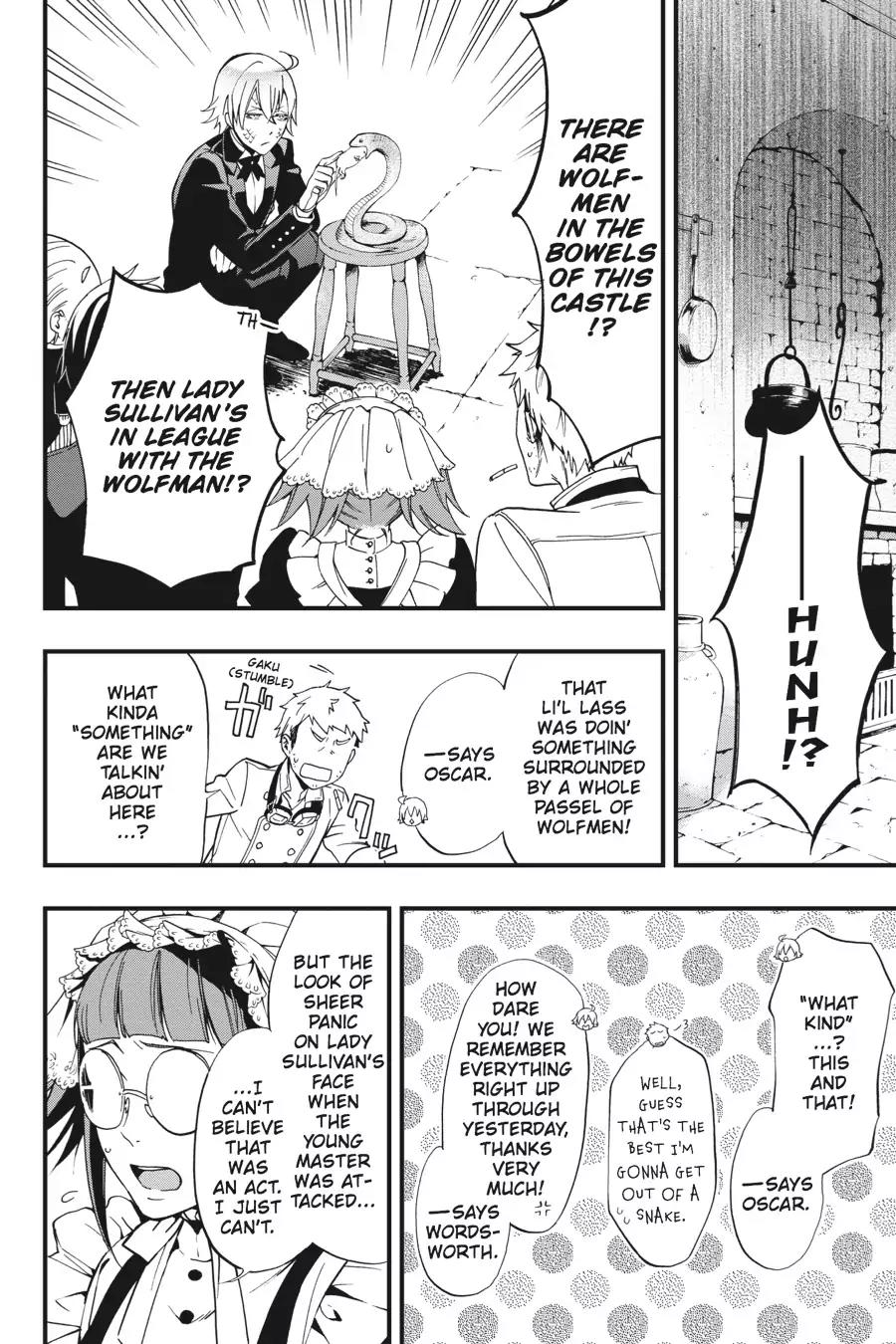 Kuroshitsuji Chapter 93 page 25 - Chapter 93: In the morning: The Butler, Descending