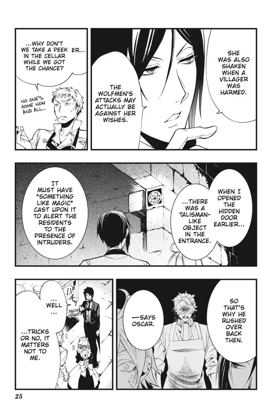 Kuroshitsuji Chapter 93 page 26 - Chapter 93: In the morning: The Butler, Descending