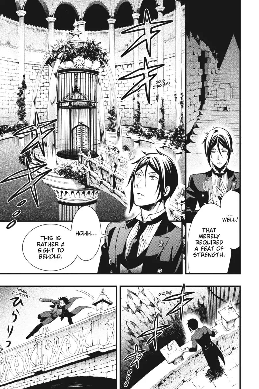 Kuroshitsuji Chapter 93 page 28 - Chapter 93: In the morning: The Butler, Descending