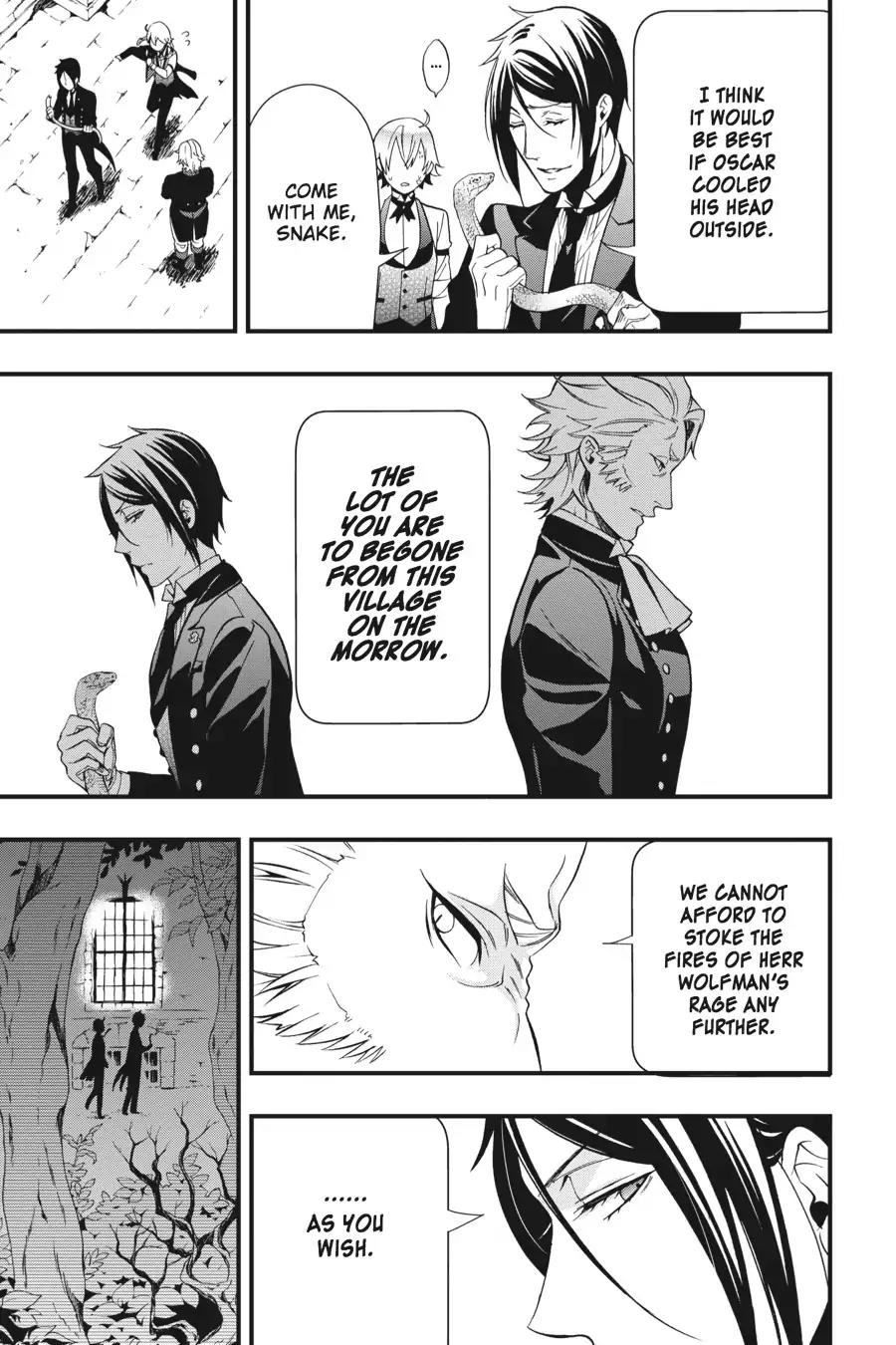 Kuroshitsuji Chapter 93 page 34 - Chapter 93: In the morning: The Butler, Descending