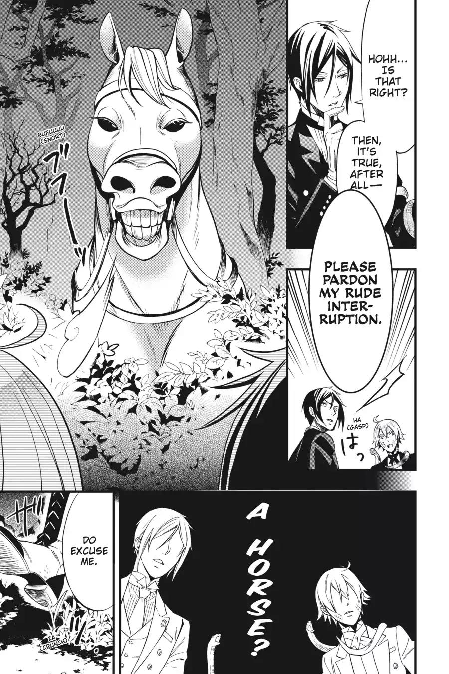 Kuroshitsuji Chapter 93 page 36 - Chapter 93: In the morning: The Butler, Descending