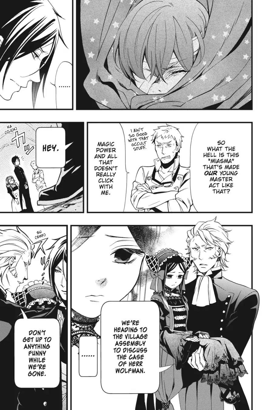 Kuroshitsuji Chapter 93 page 6 - Chapter 93: In the morning: The Butler, Descending
