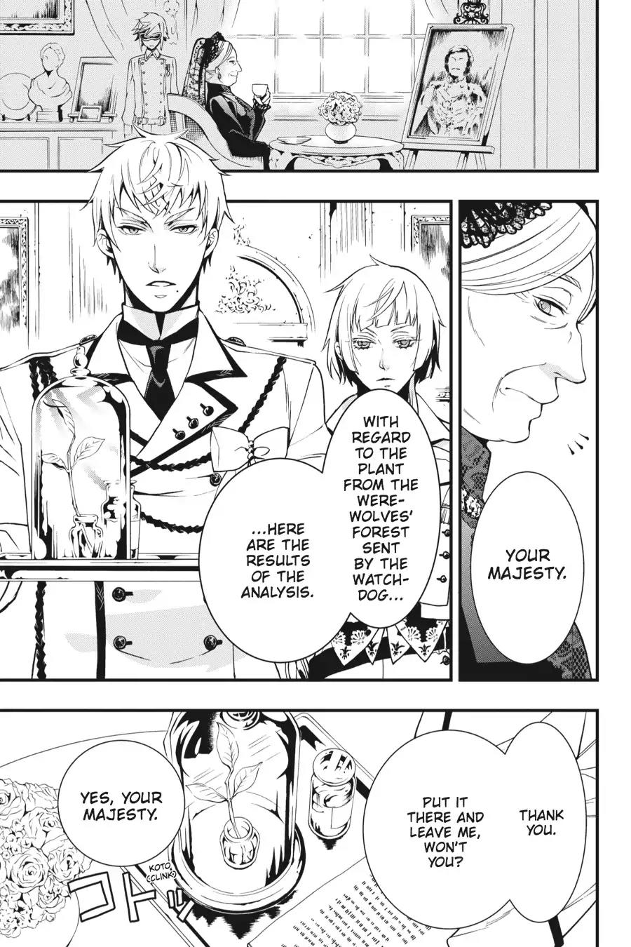 Kuroshitsuji Chapter 93 page 8 - Chapter 93: In the morning: The Butler, Descending
