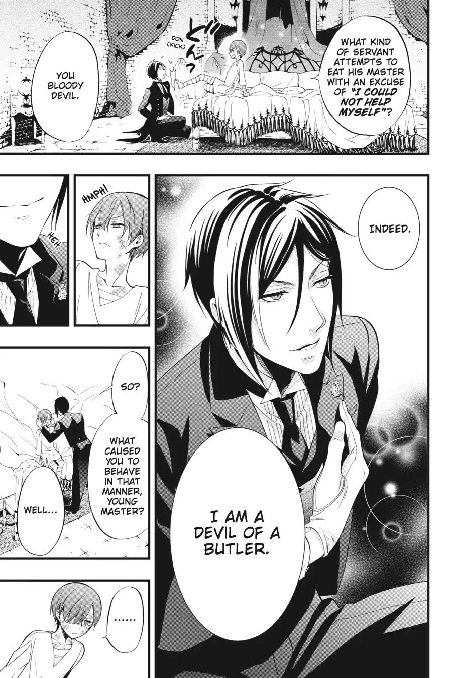 Kuroshitsuji Chapter 95 page 23 - Chapter 95: In the afternoon: The Butler, Dismayed