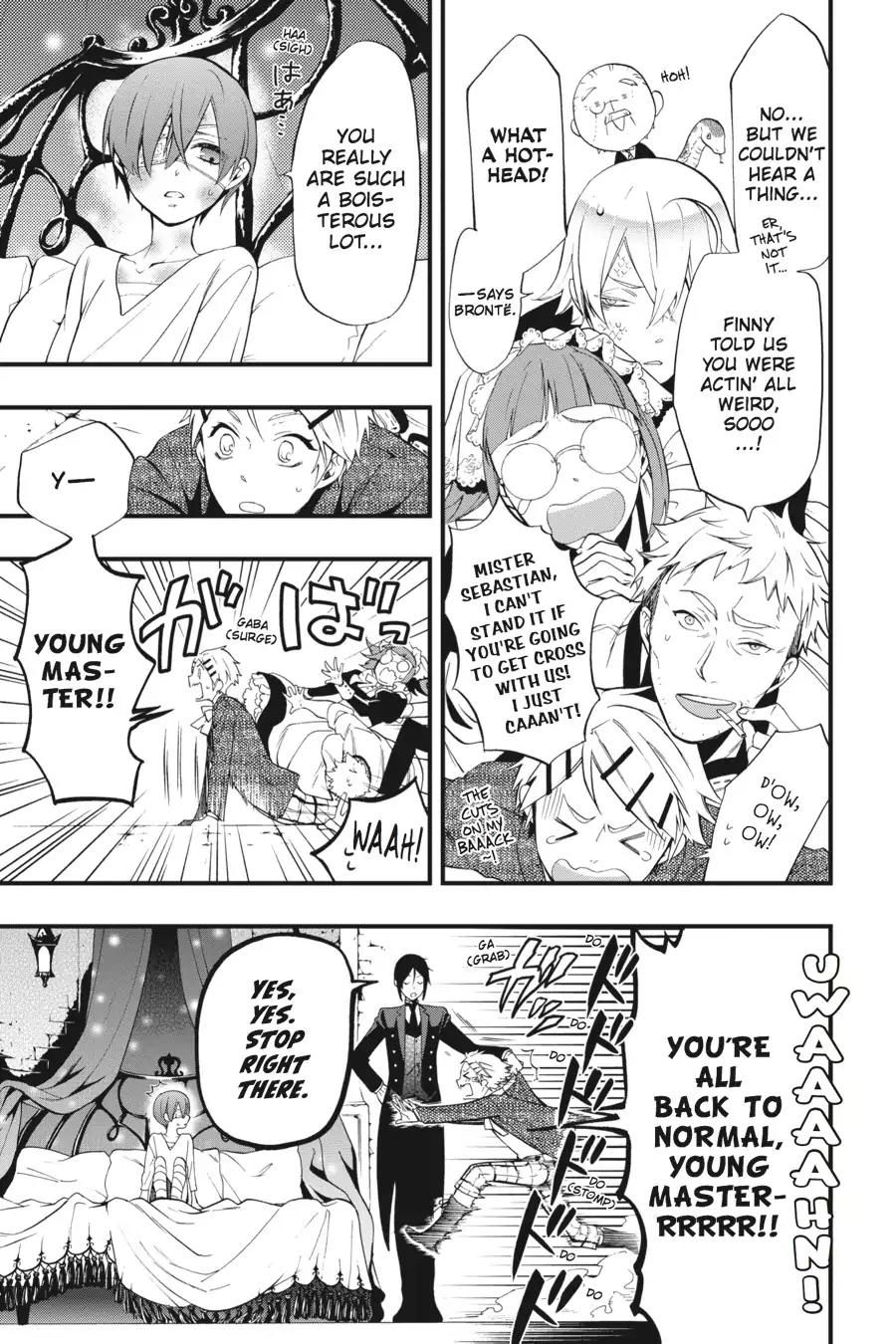 Kuroshitsuji Chapter 95 page 25 - Chapter 95: In the afternoon: The Butler, Dismayed
