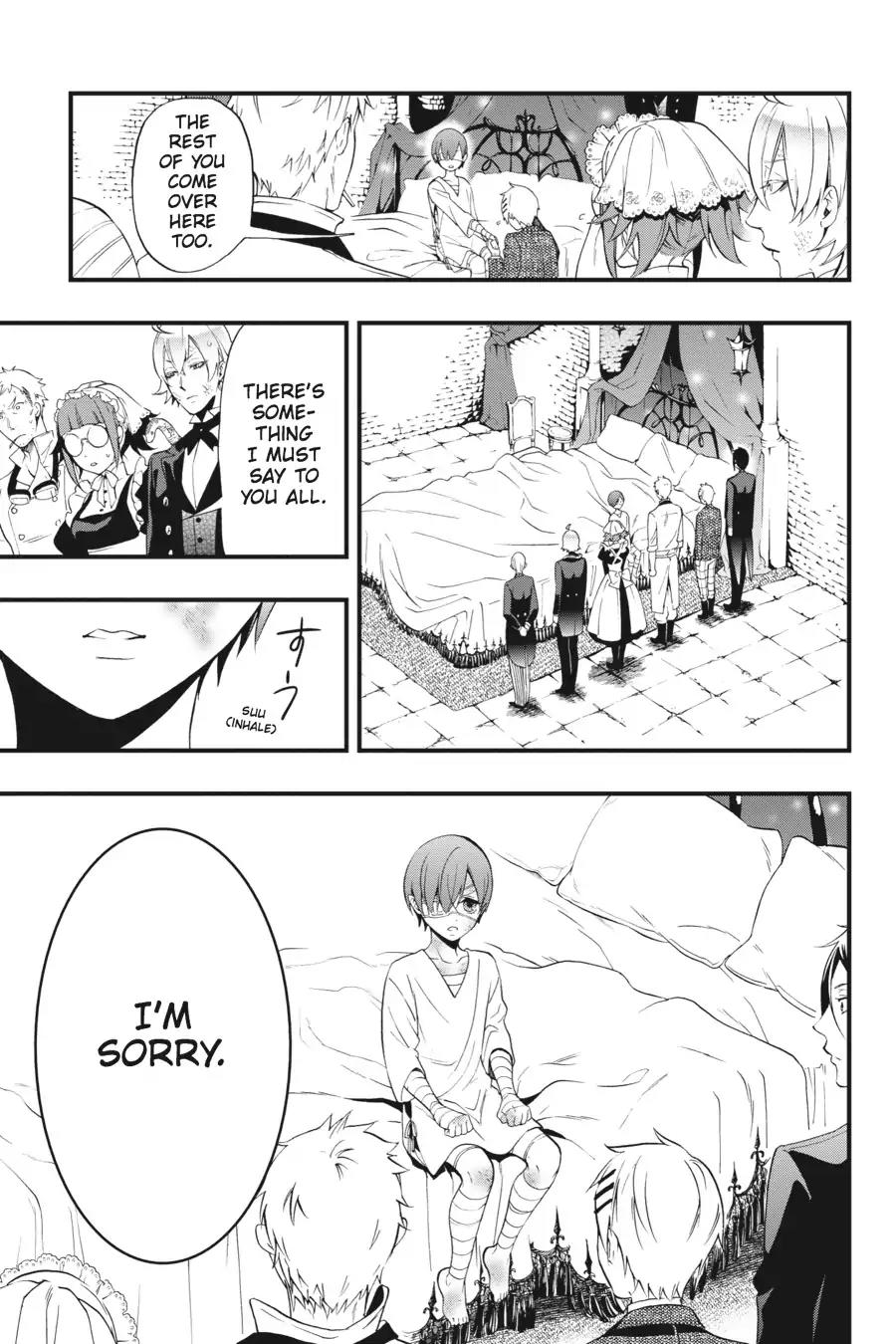 Kuroshitsuji Chapter 95 page 27 - Chapter 95: In the afternoon: The Butler, Dismayed
