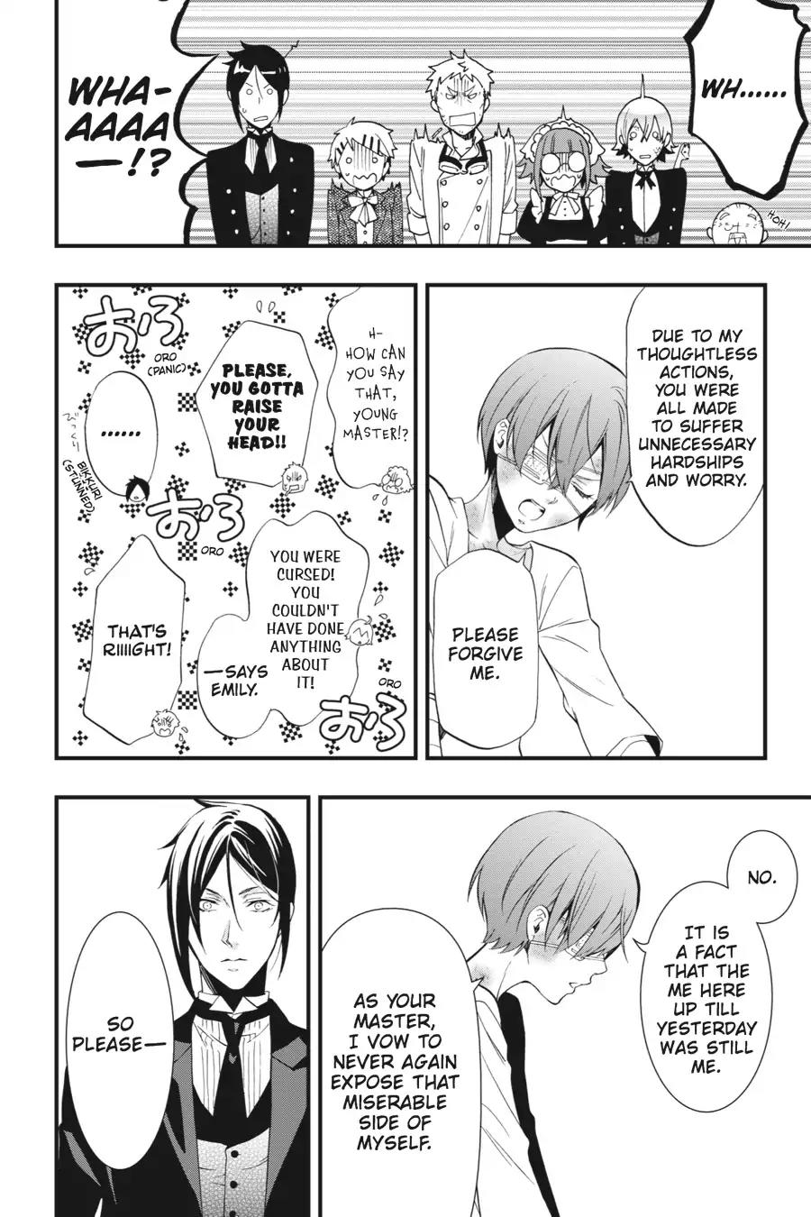 Kuroshitsuji Chapter 95 page 28 - Chapter 95: In the afternoon: The Butler, Dismayed