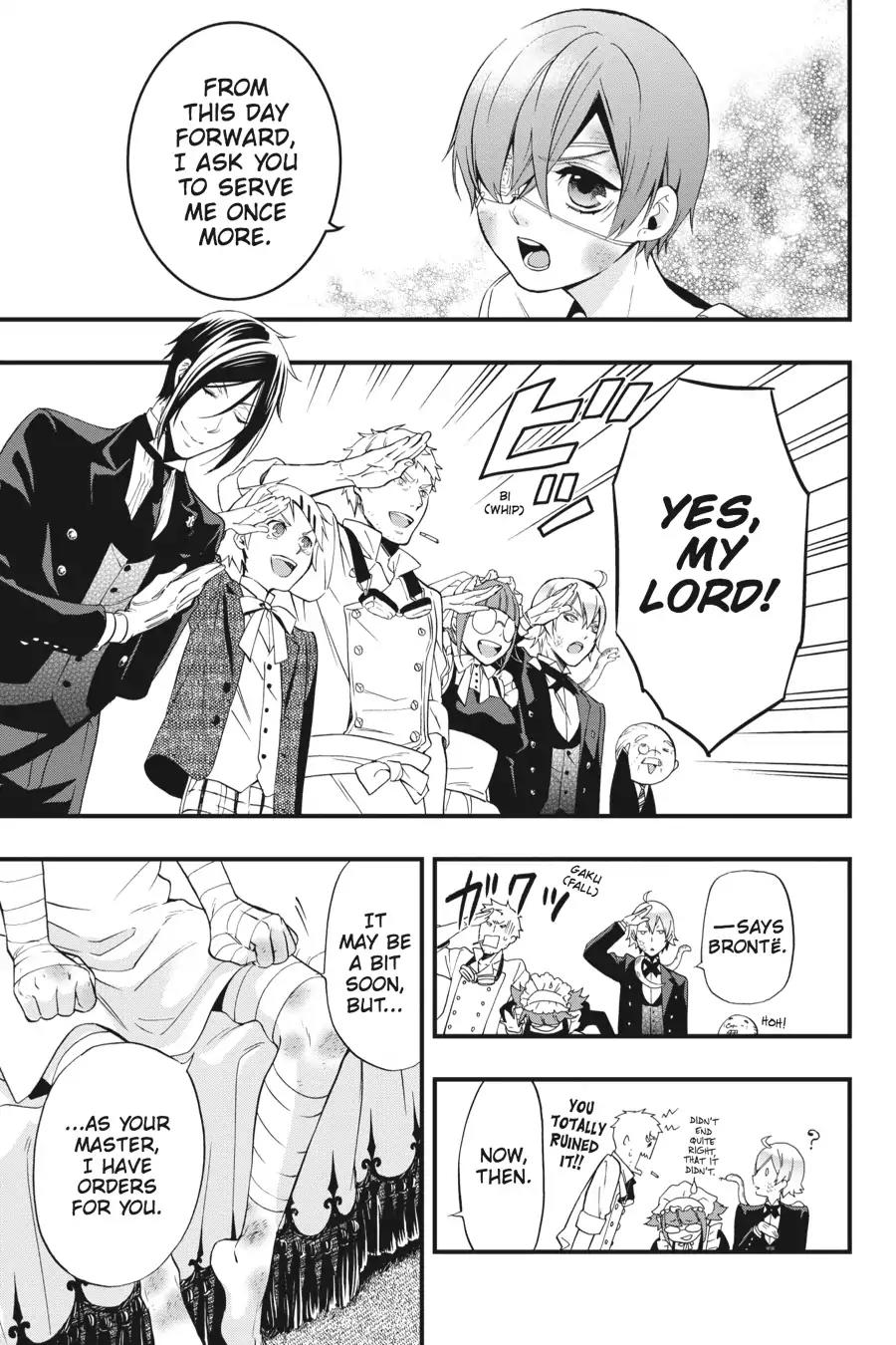 Kuroshitsuji Chapter 95 page 29 - Chapter 95: In the afternoon: The Butler, Dismayed