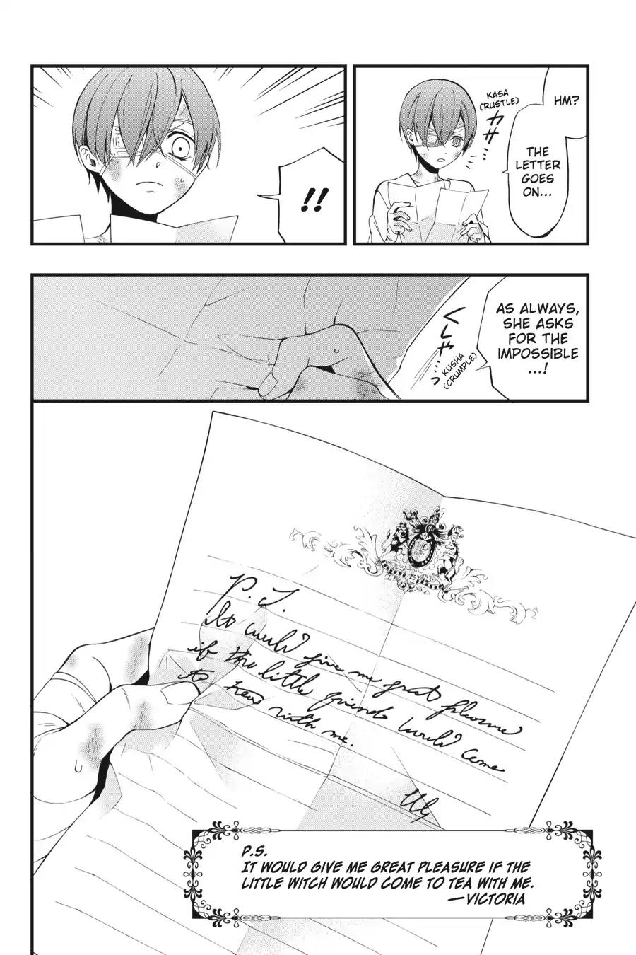Kuroshitsuji Chapter 95 page 34 - Chapter 95: In the afternoon: The Butler, Dismayed