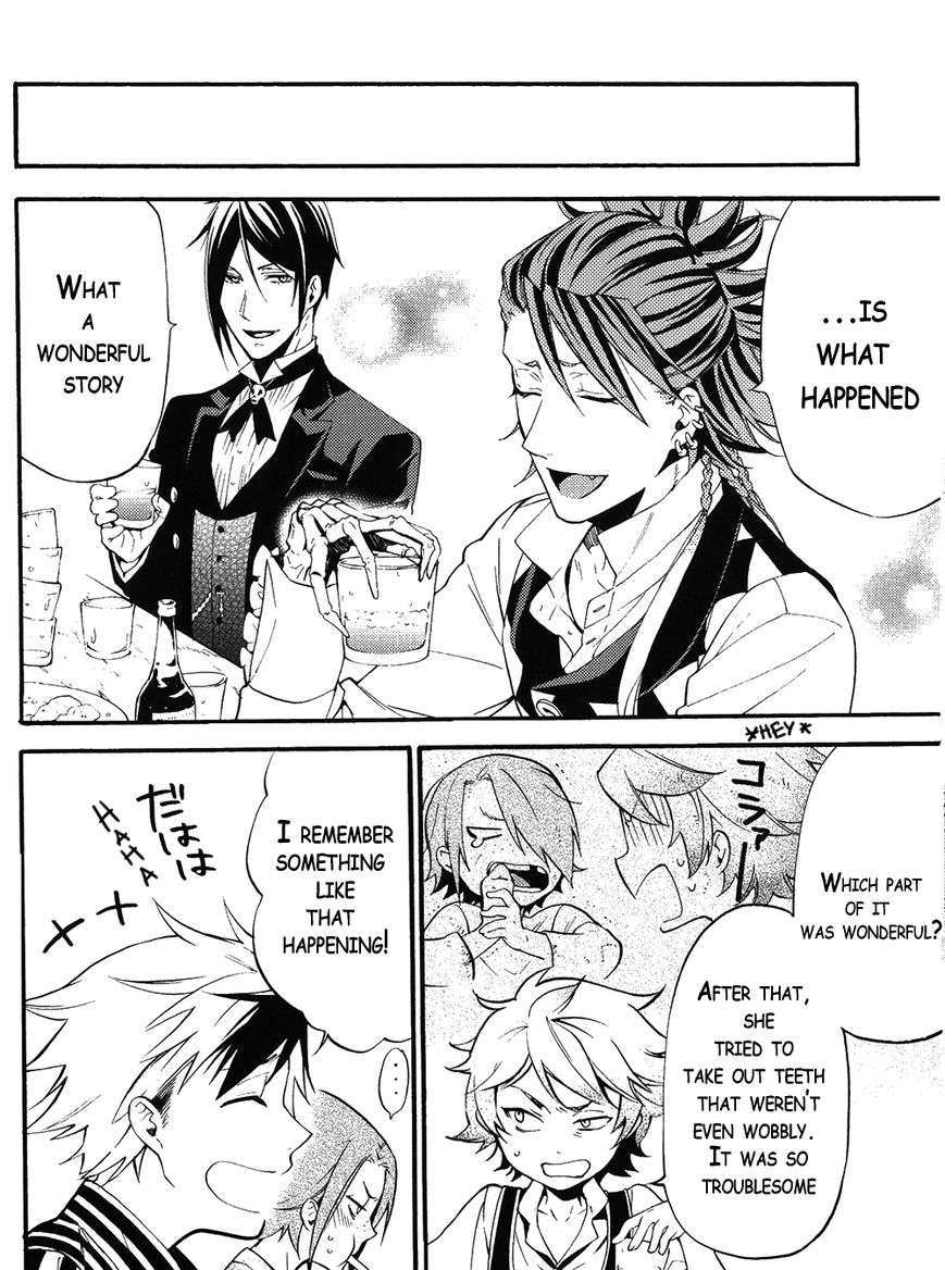 Kuroshitsuji Chapter 96.5 page 19 - Chapter 96.5 : Book of Circus Side Story: That Butler, Friendly