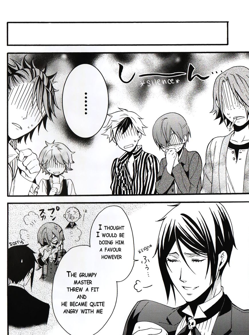Kuroshitsuji Chapter 96.5 page 25 - Chapter 96.5 : Book of Circus Side Story: That Butler, Friendly