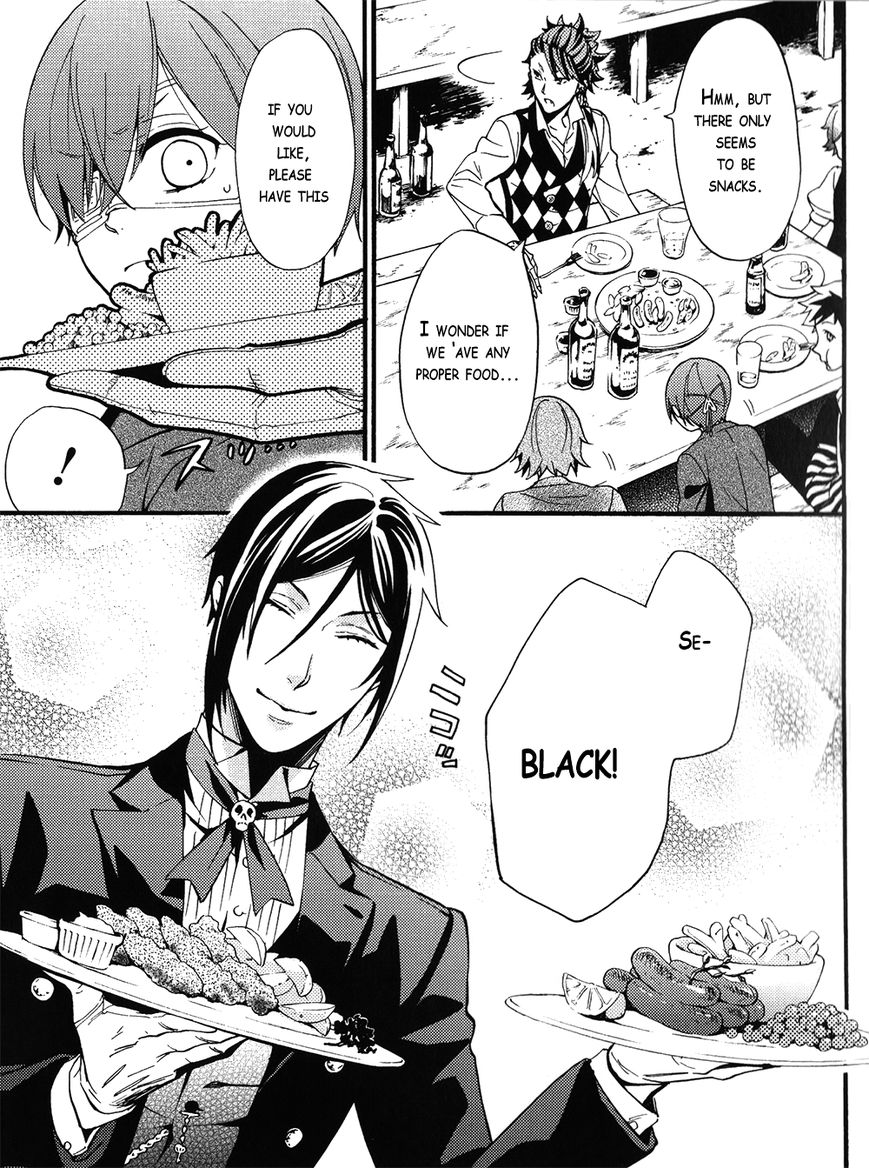 Kuroshitsuji Chapter 96.5 page 5 - Chapter 96.5 : Book of Circus Side Story: That Butler, Friendly
