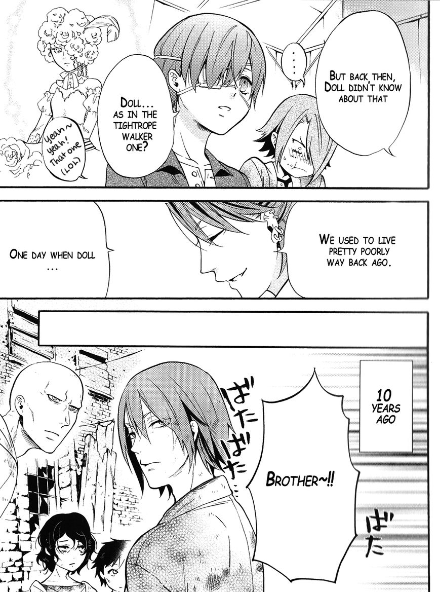 Kuroshitsuji Chapter 96.5 page 9 - Chapter 96.5 : Book of Circus Side Story: That Butler, Friendly