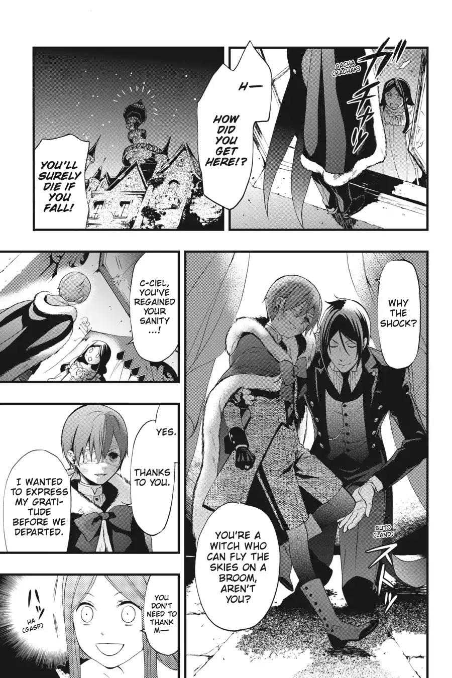 Kuroshitsuji Chapter 96 page 19 - Chapter 96: In the evening: The Butler, Encouraging
