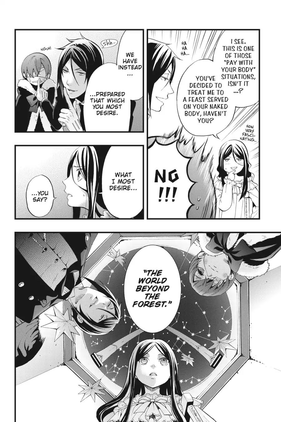 Kuroshitsuji Chapter 96 page 20 - Chapter 96: In the evening: The Butler, Encouraging