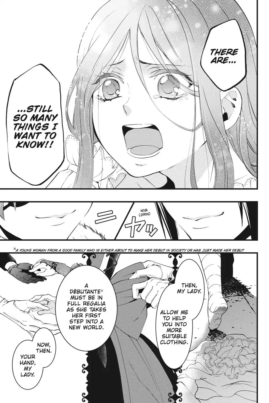 Kuroshitsuji Chapter 96 page 23 - Chapter 96: In the evening: The Butler, Encouraging