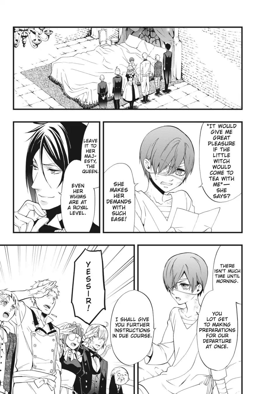Kuroshitsuji Chapter 96 page 7 - Chapter 96: In the evening: The Butler, Encouraging