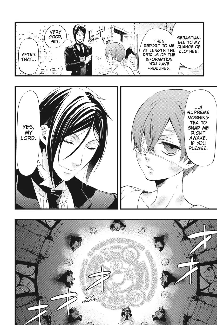 Kuroshitsuji Chapter 96 page 8 - Chapter 96: In the evening: The Butler, Encouraging