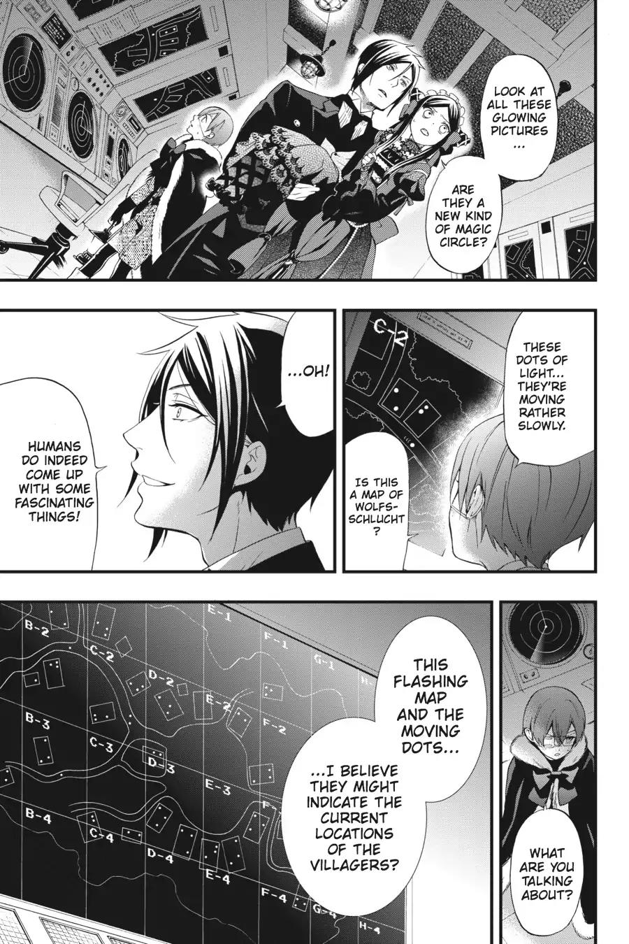 Kuroshitsuji Chapter 97 page 13 - Chapter 97: At night: The Butler, Fascinated