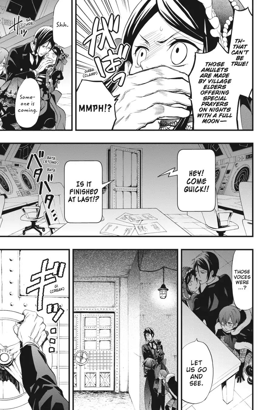 Kuroshitsuji Chapter 97 page 15 - Chapter 97: At night: The Butler, Fascinated