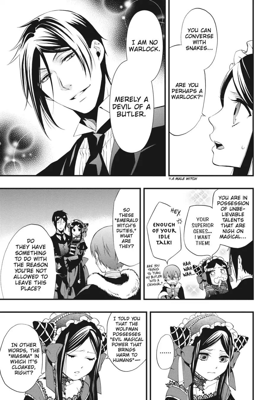 Kuroshitsuji Chapter 97 page 5 - Chapter 97: At night: The Butler, Fascinated