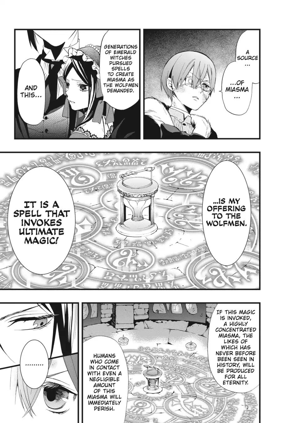 Kuroshitsuji Chapter 97 page 7 - Chapter 97: At night: The Butler, Fascinated